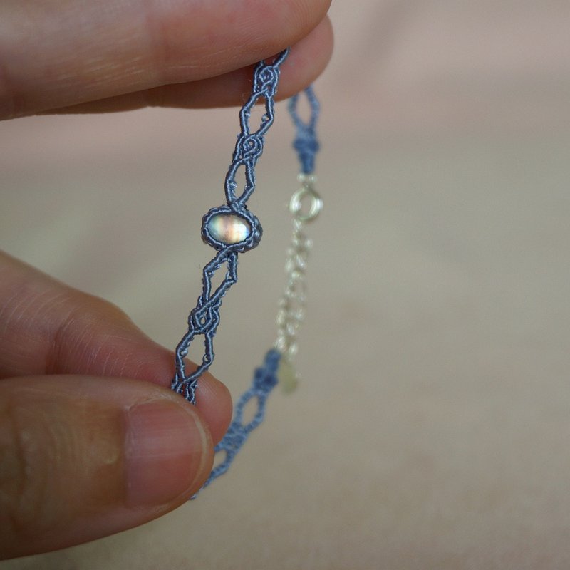 MS CHILDREN 原創設計 彩月光 簡約精緻 真絲編織手鏈 - 手鍊/手環 - 絲．絹 