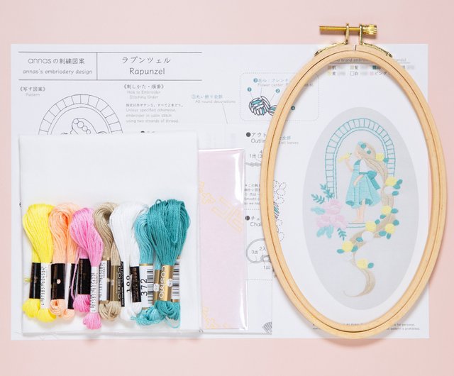 ラプンツェル 刺繍枠キット - ショップ net store アンナと