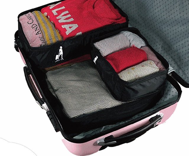 Suitcase clothing storage bag - medium building block stacking storage mesh  bag travel storage bag thickened high den - Shop SleepWell Luggage &  Luggage Covers - Pinkoi