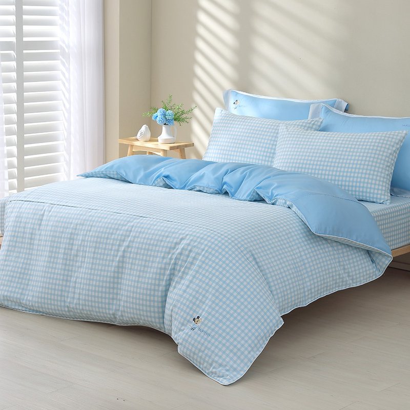 ベッドバッグ + 枕カバーセット - ディズニー ミッキーのピクニックアドベンチャー - プラットフォームスタイル - 正規認定 - 寝具 - コットン・麻 