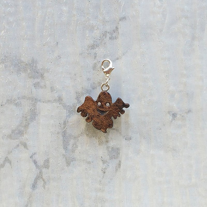 Wooden Charm Series Imp Charm Gift Customization - Charms - Wood Brown