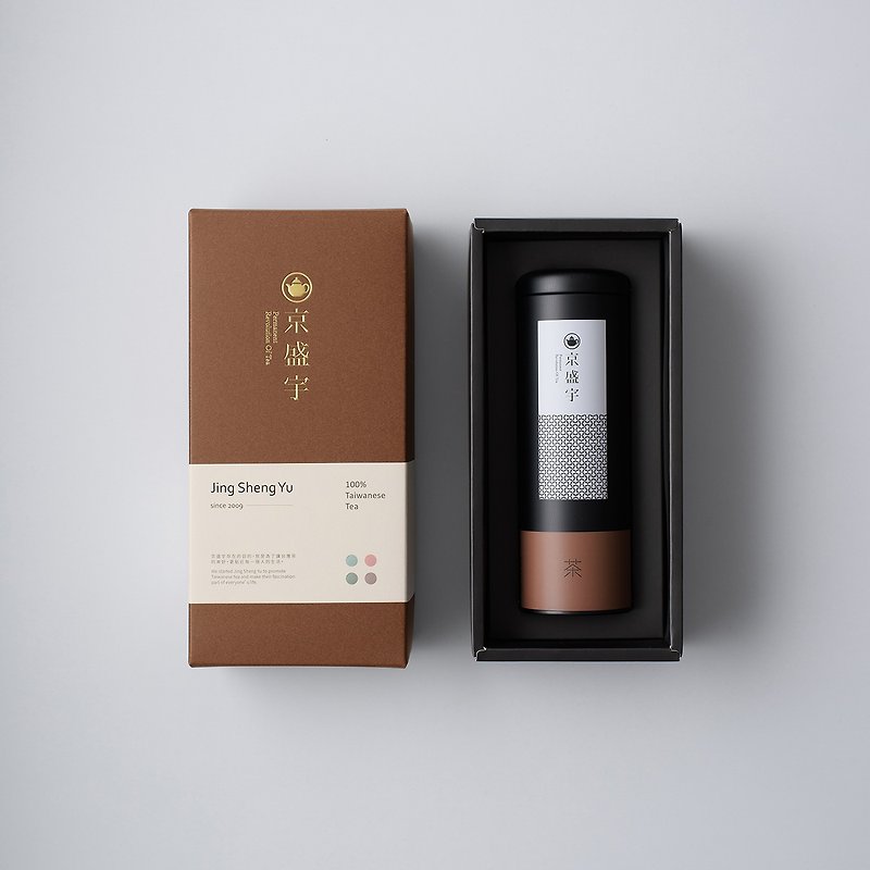 [2022 Exclusive Gift Box] Jingshengyu [Tea Gift Box] Tieguanyin 75g-Single Can Gift Box Gufeng Brown - Tea - Fresh Ingredients Brown