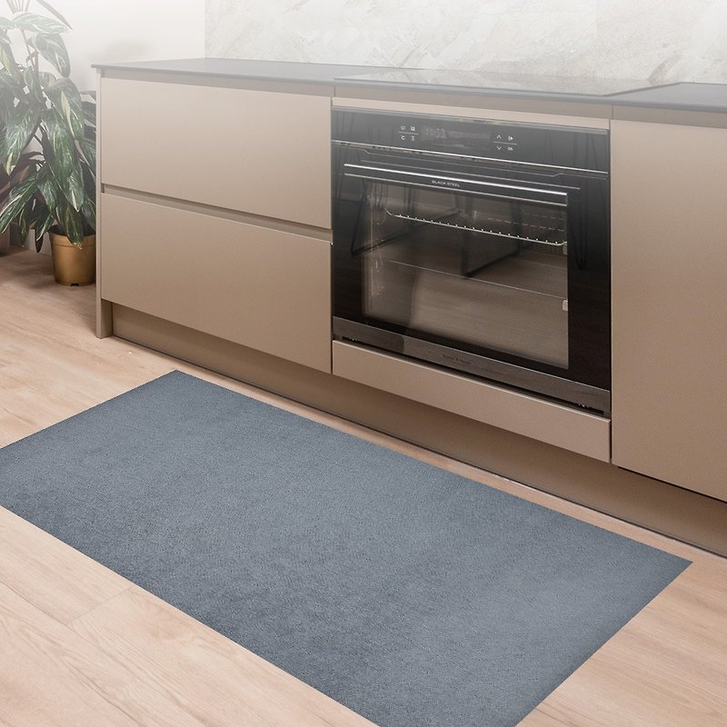【日竹門】高質感 廚房皮革紋路地墊80x50cm - 地墊/地毯 - 其他材質 