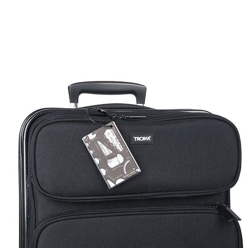 多功能工具組行李箱吊牌 - 行李牌 - 其他金屬 灰色