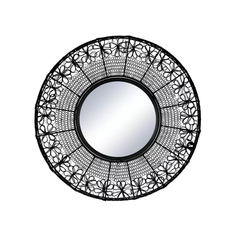 MAZE Ø64CM MIRROR - 彩妝刷具/鏡子/梳子 - 其他金屬 黑色