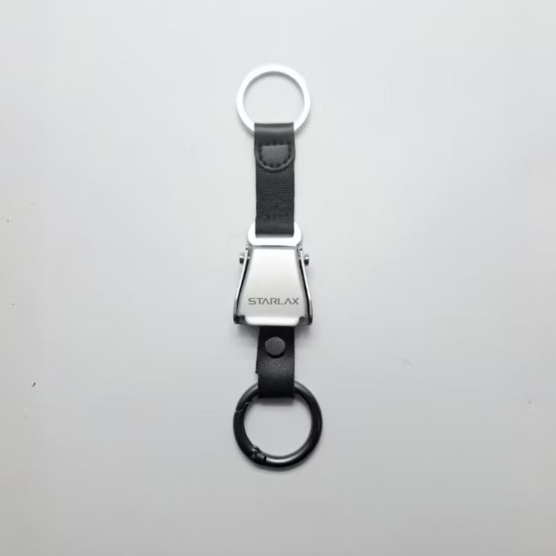 客製化 飛航 安全扣 安全帶 編織 鑰匙圈 吊飾 開瓶器 飛行 航空 - 鑰匙圈/鑰匙包 - 其他金屬 銀色