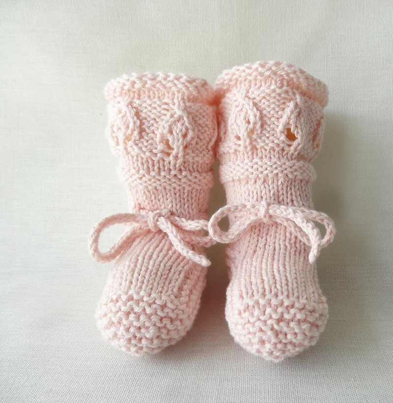 3M ～ ● Organic ● Konoha Baby Booties Cotton 289 - รองเท้าเด็ก - ผ้าฝ้าย/ผ้าลินิน 