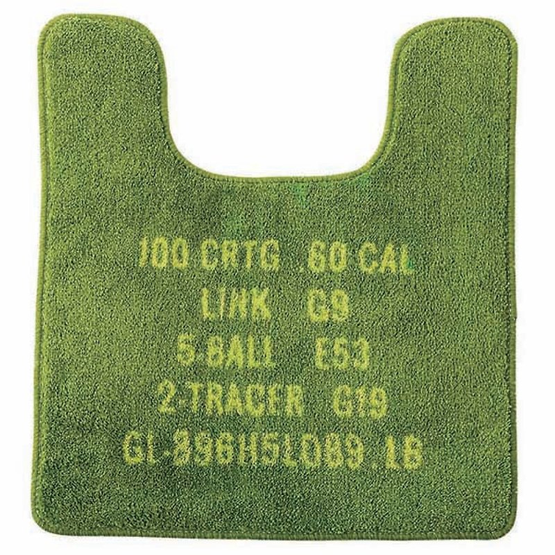 The Jager-toilet mats (army green) - ผ้าห่ม - ผ้าฝ้าย/ผ้าลินิน สีเขียว