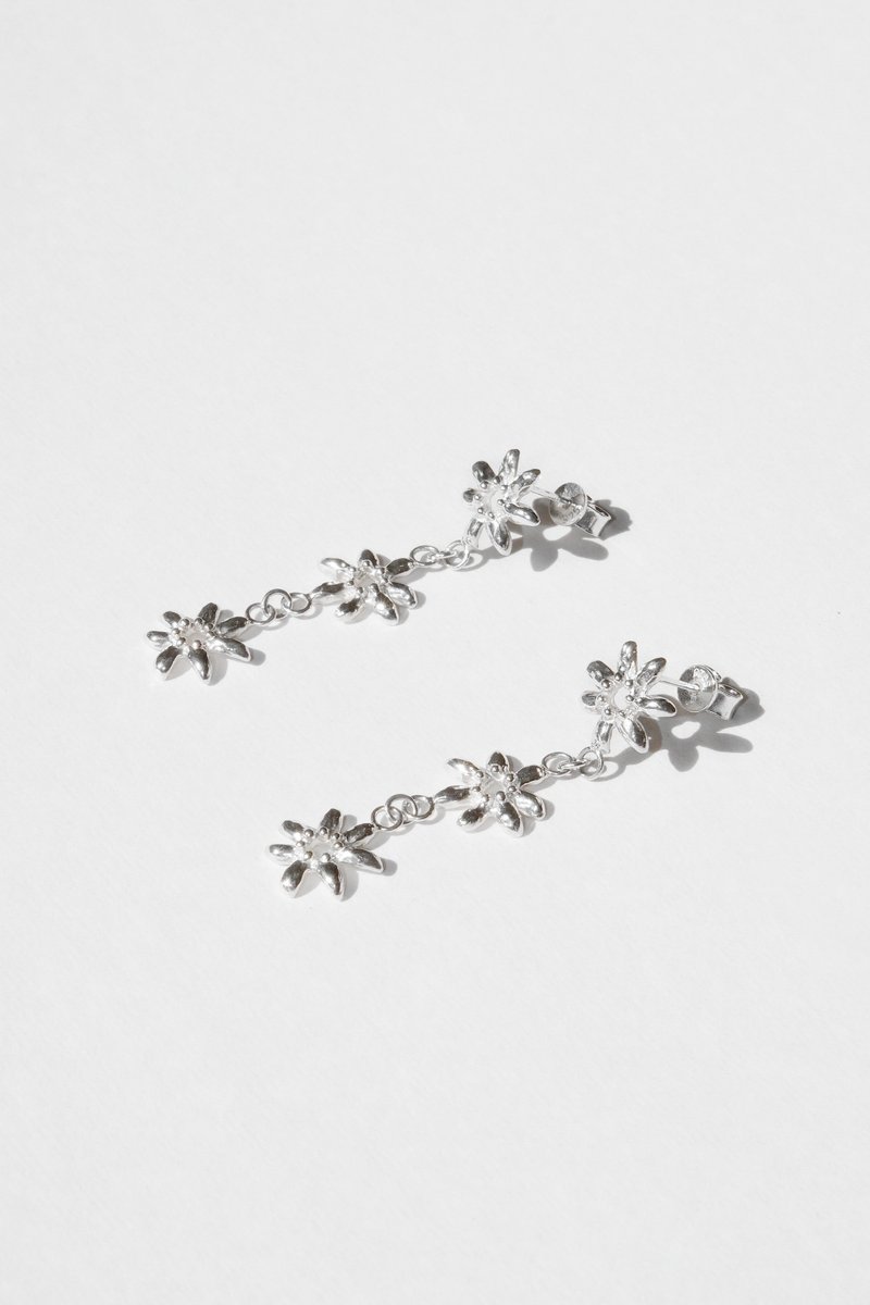 Fields of Daffodils Earring - Earrings & Clip-ons - Sterling Silver Silver