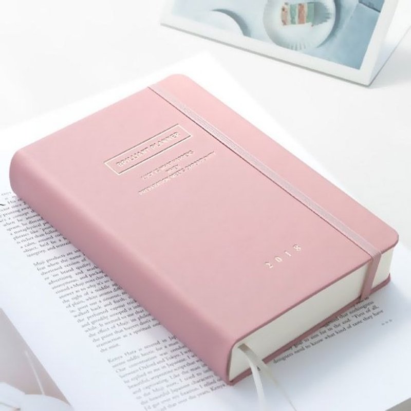 ICONIC 2018 calendar strap log (aging) - strawberry milk, ICO50572 - Notebooks & Journals - Paper Pink