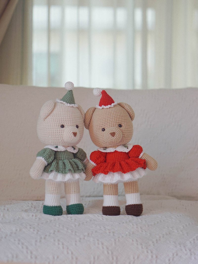 Digital Download - PDF | Crochet amigurumi Pattern Christmas Bear - 其他數位商品 - 其他材質 