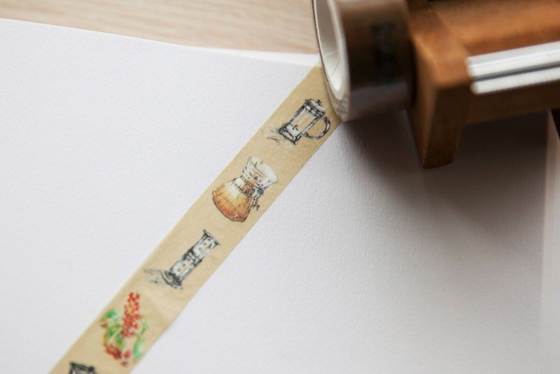 Coffee Makers Washi Tape - มาสกิ้งเทป - กระดาษ 
