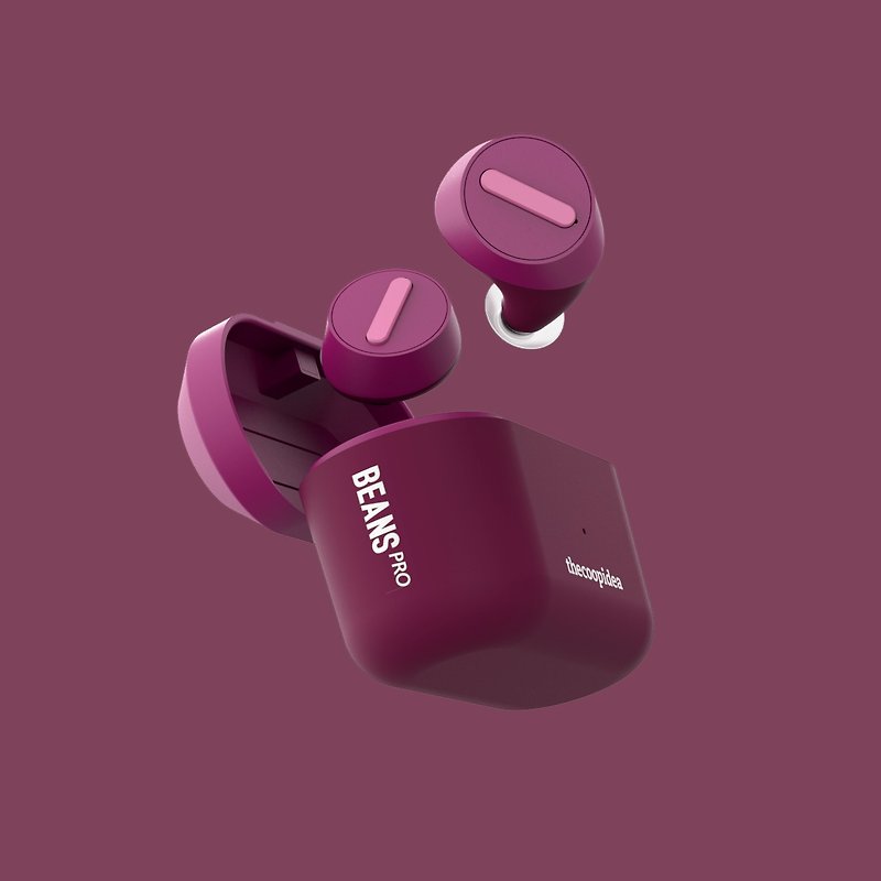 【FREE wireless charging pad】thecoopidea ProActive true wireless earbuds | Purple - Headphones & Earbuds - Other Materials Purple