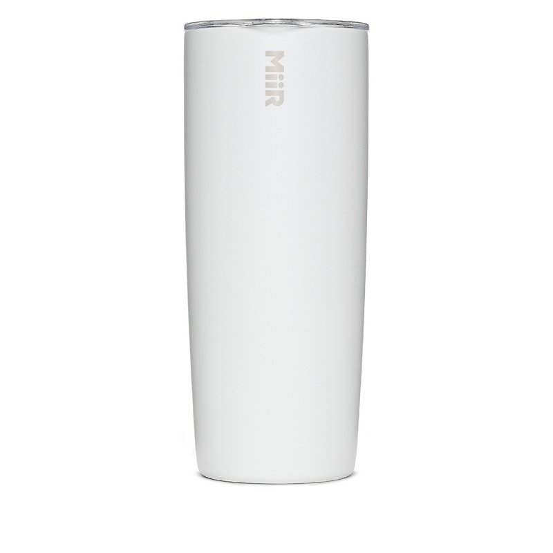 MiiR Vacuum-Insulated (stays hot/cold) Tumbler  24oz / 710ml White - Vacuum Flasks - Stainless Steel White
