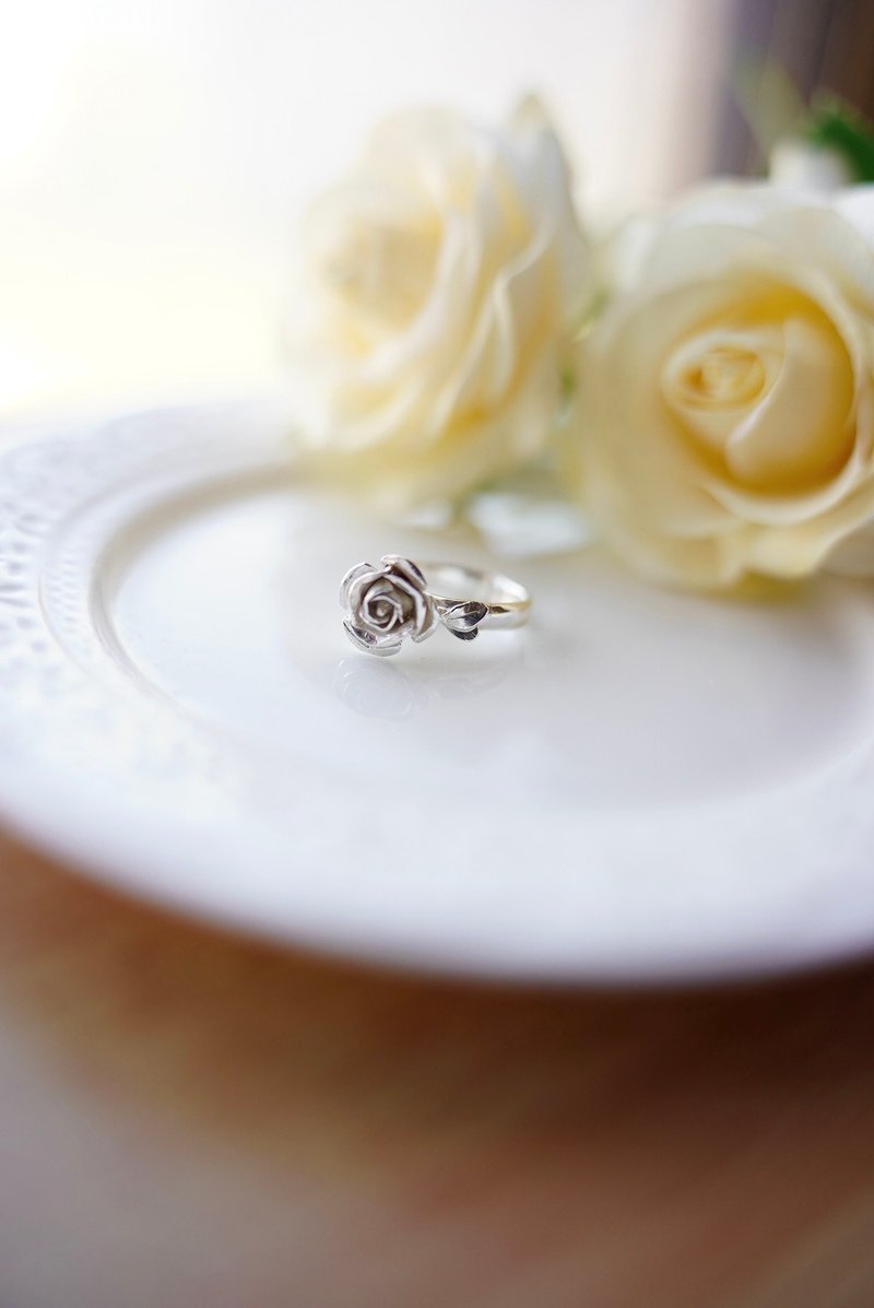 Finger rose sterling silver ring - General Rings - Sterling Silver Silver