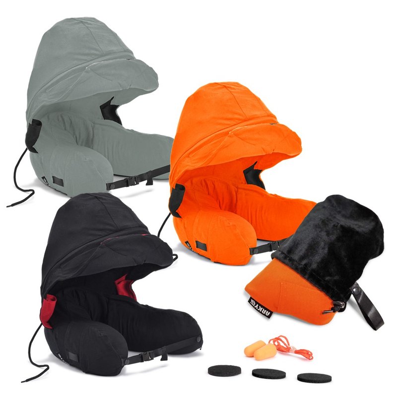 Somnus Travel Pillow-fast inflatable version + storage bag (three colors optional) - Pillows & Cushions - Other Materials 