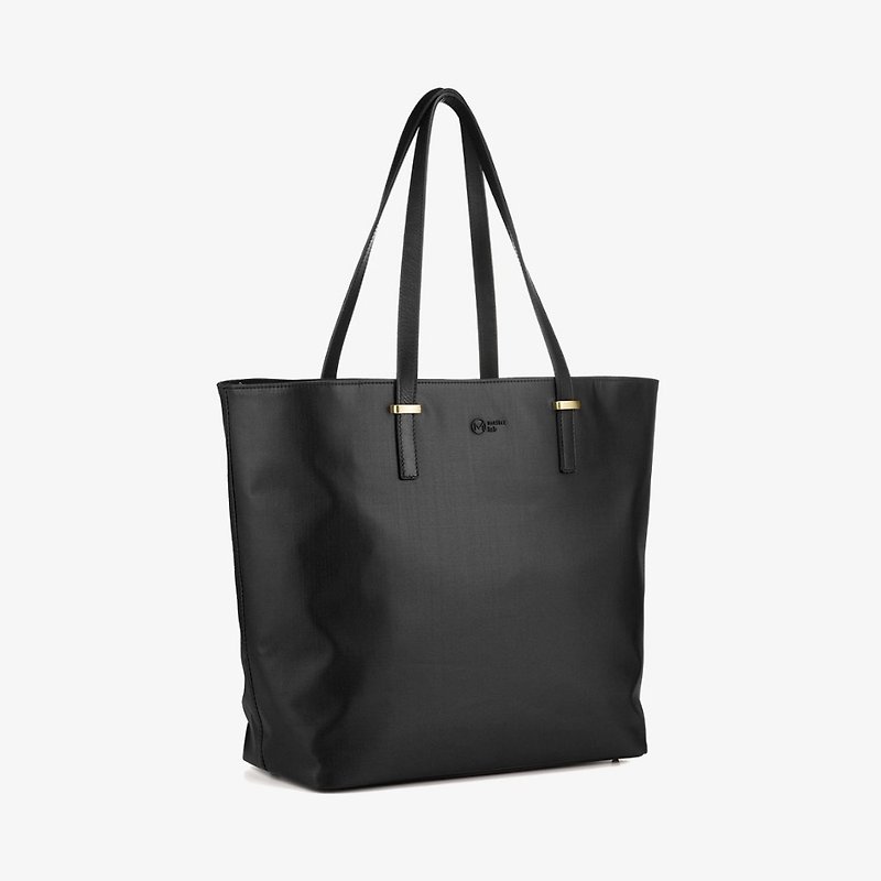 Welfare NOIR Verna Large Capacity Multi Pocket Tote-Black - Messenger Bags & Sling Bags - Waterproof Material Black