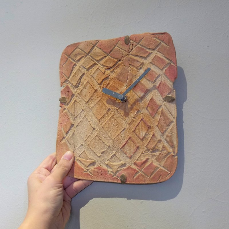 Pumpkin Bread Clock - นาฬิกา - ดินเผา 