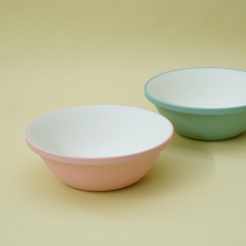 min/fun kids Meal Bowl M Rice Snack Soup Noodle Gift Light Cute Made In Japan - 碗 - 塑膠 白色