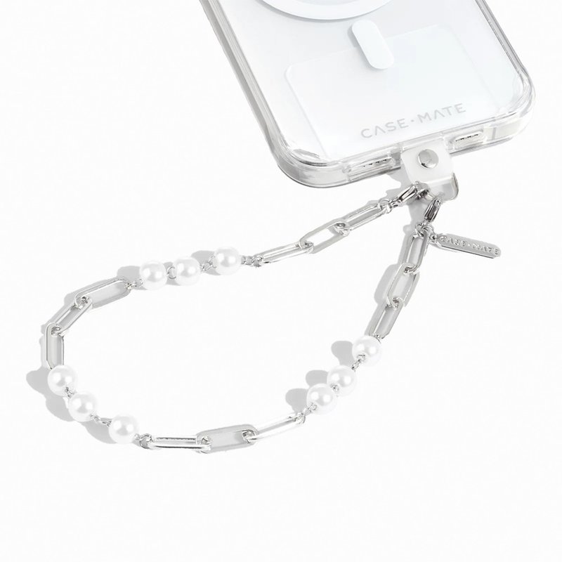 American CASE-MATE Fashionable Luxury Bracelet-Pearl Silver - Phone Accessories - Pearl 