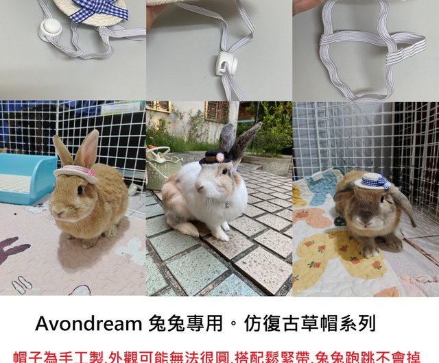 ☆新品☆手芸作家「iku」さんベレー帽☆うさぎリース☆ Amazon | [もちつき]うさぎ用帽子！セーラーハット （チェリー