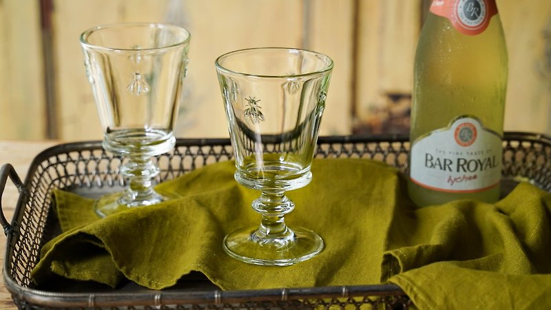 Bee glass goblet - แก้วไวน์ - แก้ว 
