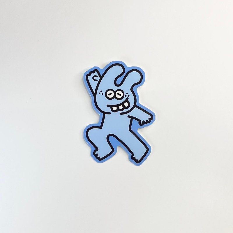 Woosan's Sticker Light Blue - Stickers - Paper Blue