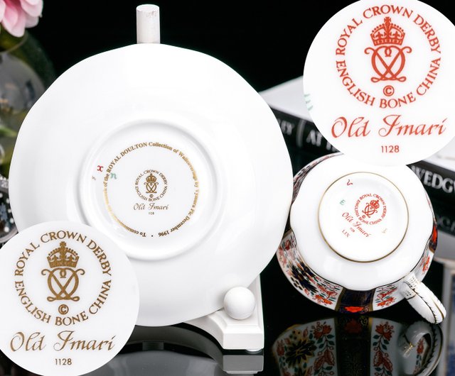 英国製 ロイヤルクラウン ダービー 伊万里 1128 高級ボーンチャイナ