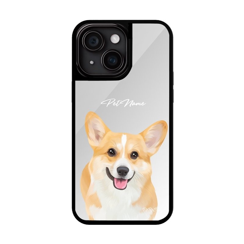 客製化寵物似顏繪Elegant鏡面手機殼 (MagSafe) iPhone手機殼 - 手機殼/手機套 - 壓克力 