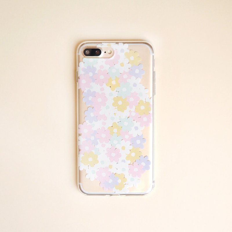 Southern France small flower phone shell - Phone Cases - Silicone Multicolor
