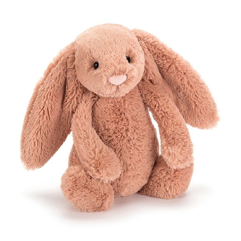 Jellycat Bashful Apricot Bunny 兔 31cm - 玩偶/公仔 - 棉．麻 粉紅色