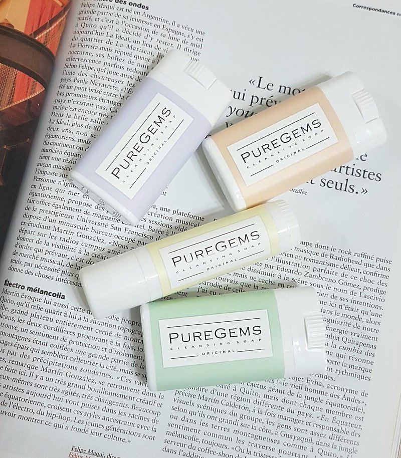 PUREGEMS Cleansing Soap -  USER-FRIENDLY / GIFT SET - Soap - Other Materials Multicolor