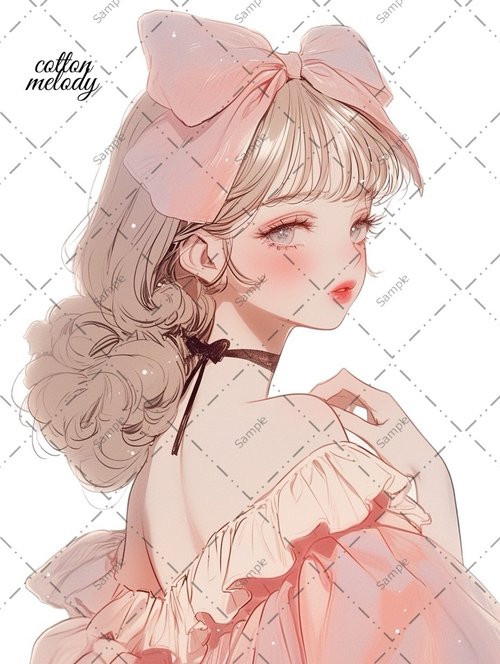 original sticker no.1120 人物ステッカー オリジナルステッカー