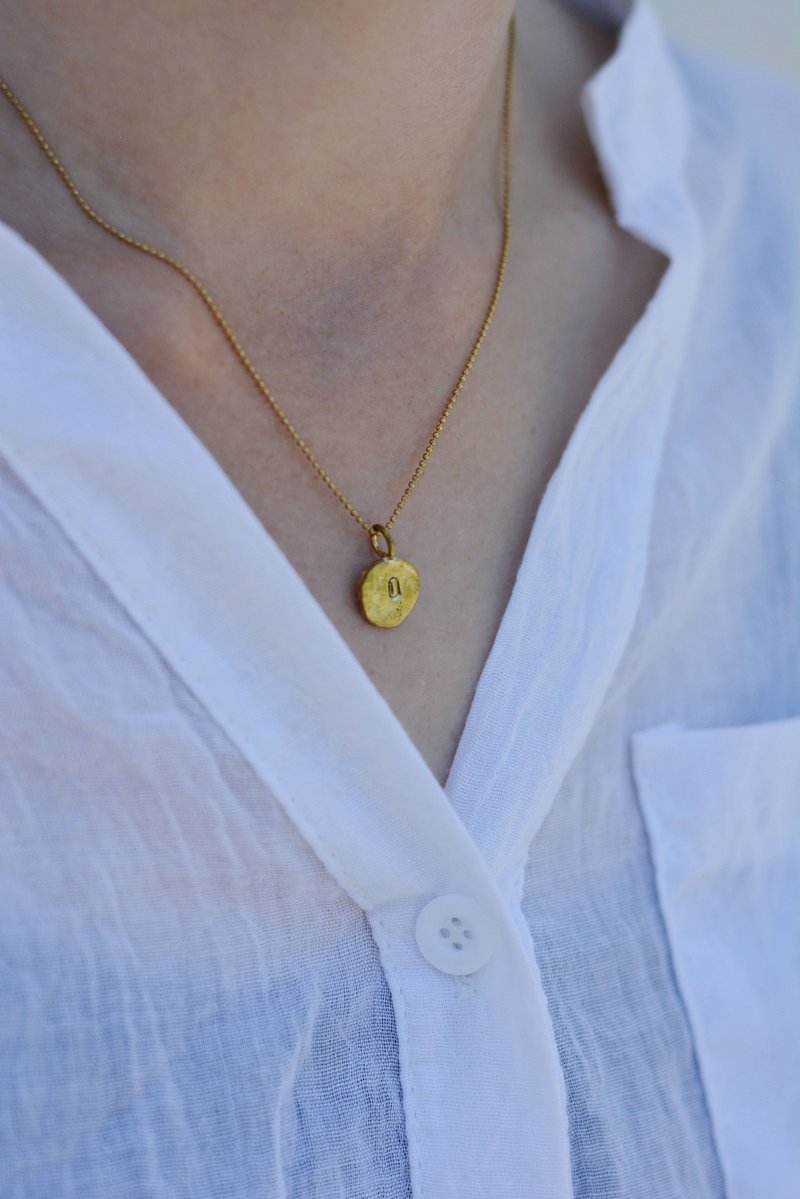 黃銅項鍊 - 項鍊 - 銅/黃銅 金色