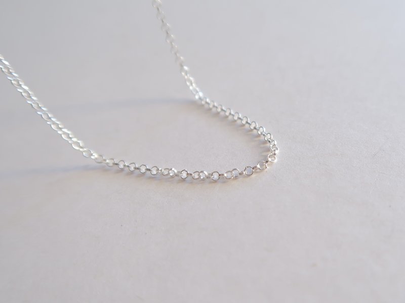 925 sterling silver halo circle necklace clavicle necklace short chain free gift packaging - Necklaces - Sterling Silver White