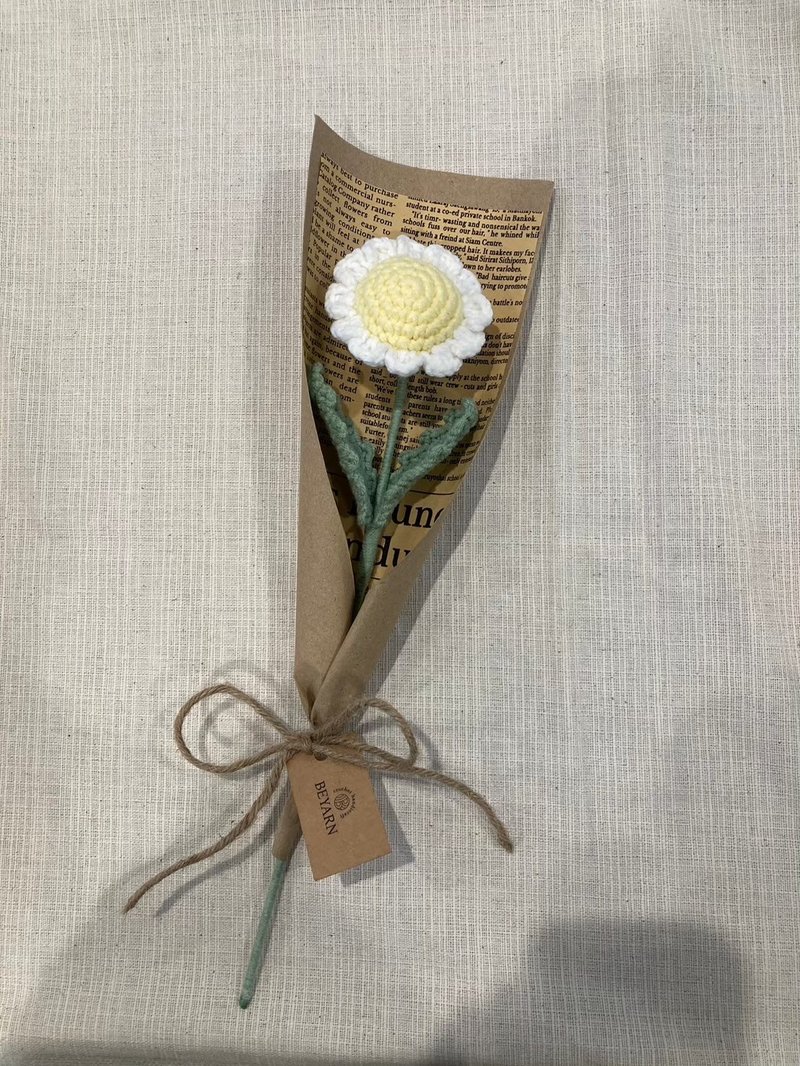 Long-stemmed daisy - 乾燥花/永生花 - 棉．麻 
