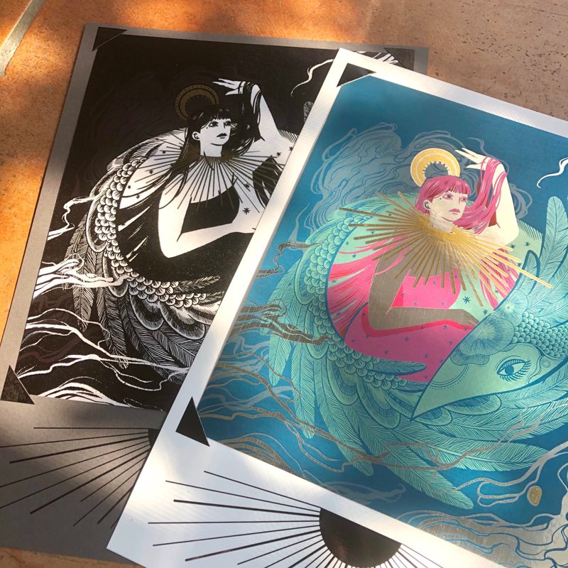 Goddess of fertility - Posters - Paper Black