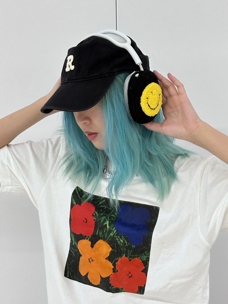 Cute Crochet AirPods Max Case Sony XM5 Protector Headphone Wrapper - Headphones & Earbuds - Other Materials 