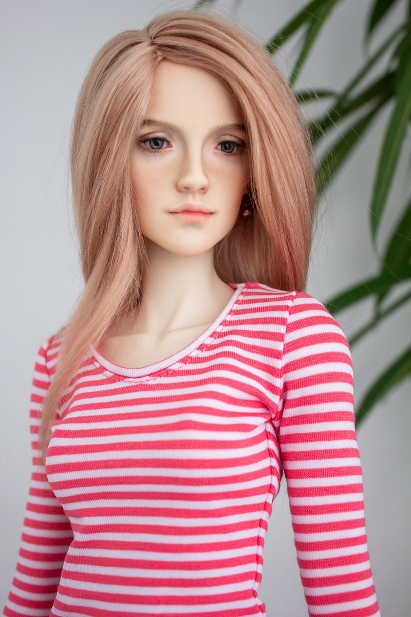 Bjd doll women's long sleeve t-shirt (Dollstown doll) 65cm SD - Other - Linen Pink