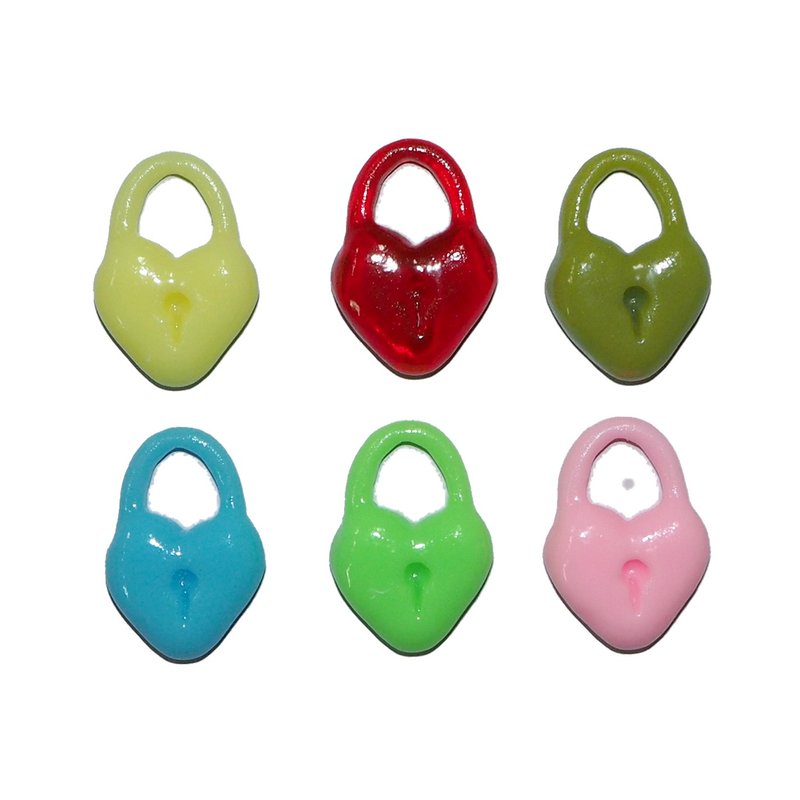 Love lock CHARM - ที่ห้อยกุญแจ - พลาสติก หลากหลายสี