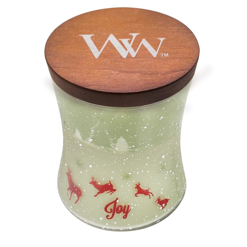 [WW] VIVAWANG joyous Christmas JOY- 10oz cup curve wax - เทียน/เชิงเทียน - ขี้ผึ้ง 