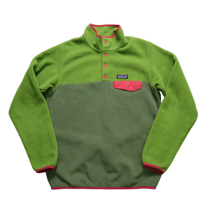 90s Patagonia SYNCHILLA green fleece top Fleece Pullover - Women's Tops - Polyester Green