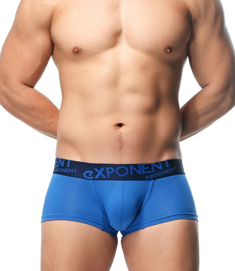 eMBRACE Extreme Comfort Modal Trunks-Blue - ชุดชั้นในผู้ชาย - ผ้าฝ้าย/ผ้าลินิน สีน้ำเงิน