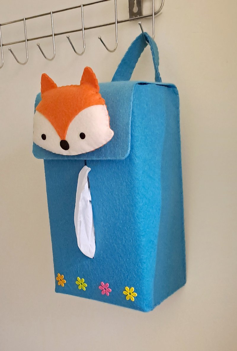 Fox hanging Tissue Box cover. Removable toilet paper cover. In the car. Indoors - กล่องทิชชู่ - ไฟเบอร์อื่นๆ 