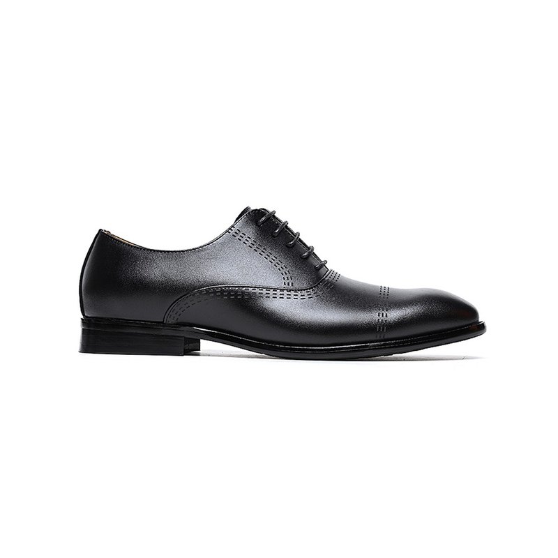 Bellucci Leather Shoes KG80079 Black - Men's Leather Shoes - Genuine Leather Black