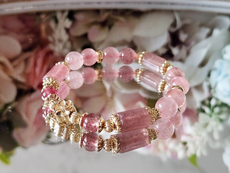 Strawberry Crystal Bracelet - Bracelets - Crystal 