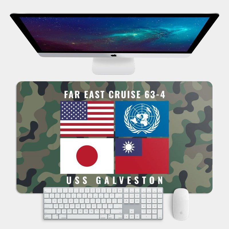 捍衛戰士 Top Gun 大尺寸 電競滑鼠墊 餐墊 辦公桌墊 PS125 - 滑鼠墊 - 橡膠 綠色