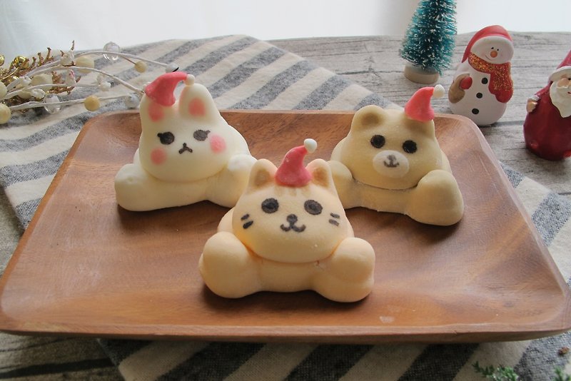 【Christmas limited】 small animals joy Christmas (6 into the portfolio) - เค้กและของหวาน - อาหารสด 