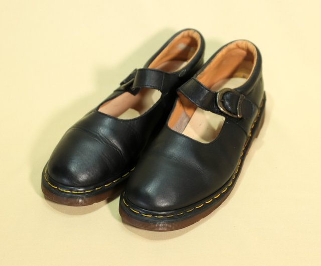 Tsubasa.Y│UK8 Dr.Martens Mary Jane F32 Black British Old Martin