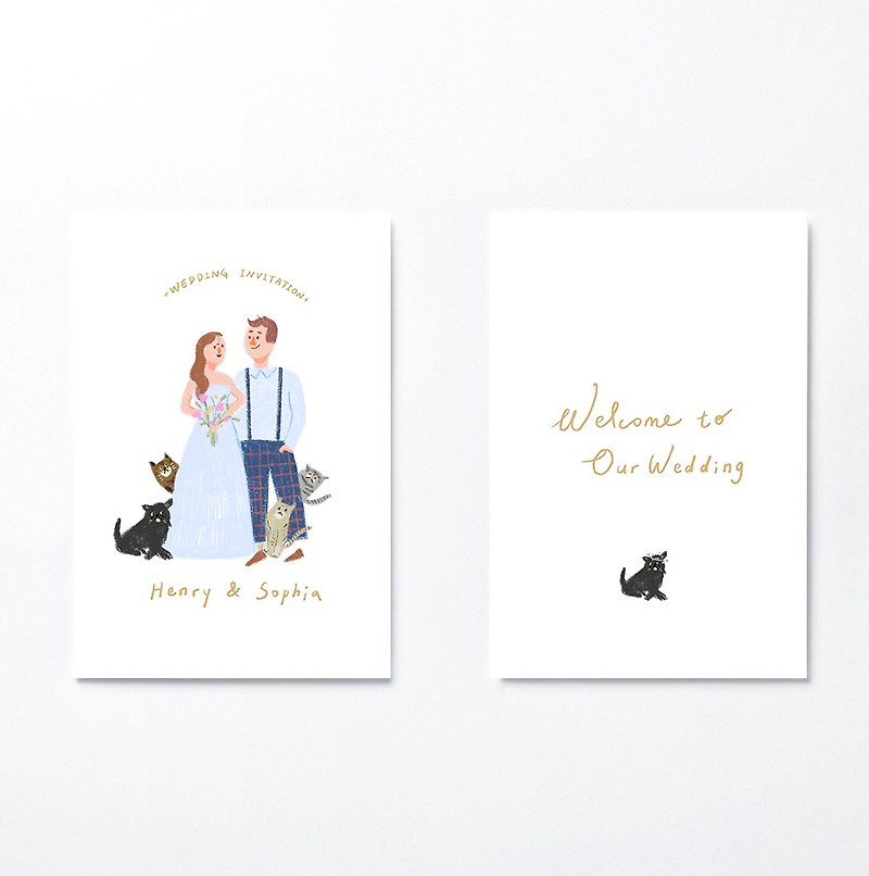 Custom Wedding Invitation Design | - Digital Cards & Invitations - Paper Multicolor